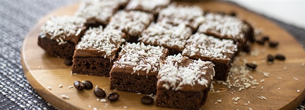 Kahvinmakuiset kookospalat