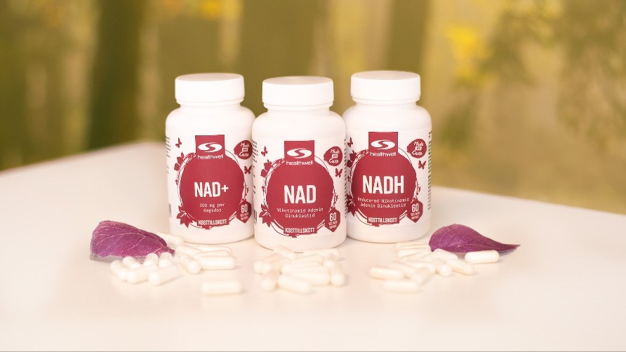 NAD, NAD+ ja NADH.