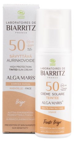 Pienoiskuva Alga Maris Svytetty Aurinkovoide SPF 50, 50 ml, Beige