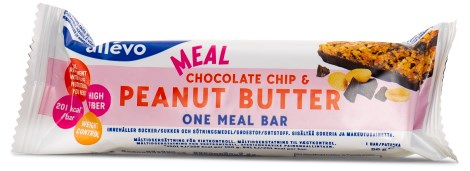 Pienoiskuva Allevo One Meal Bar, Chocolate Chip Peanut, 1 kpl