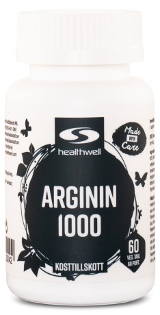 Healthwell Arginiini 1000,  - Healthwell