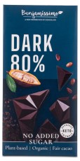Pienoiskuva Benjamissimo Choklad Sockerfri, Tumma 80%, 60 g
