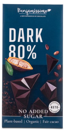 Pienoiskuva Benjamissimo Choklad Sockerfri, Tumma 80%, 60 g