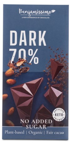 Pienoiskuva Benjamissimo Choklad Sockerfri, Tumma 70%, 60 g