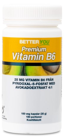 Pienoiskuva Better You  Premium B6 Vitamiini, 100 kaps.
