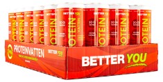 Pienoiskuva Better You Proteiinivesi + Kofeiini, Luonnollinen, Mansikka/Raparperi, 24 kpl