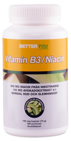 Better You B3- vitamiini  / Niasiini ,  - Better You