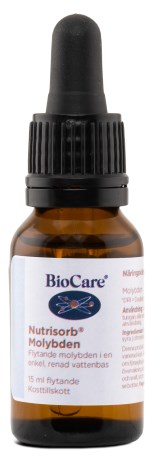 Pienoiskuva BioCare Nutrisorb Molybdeeni, 15 ml