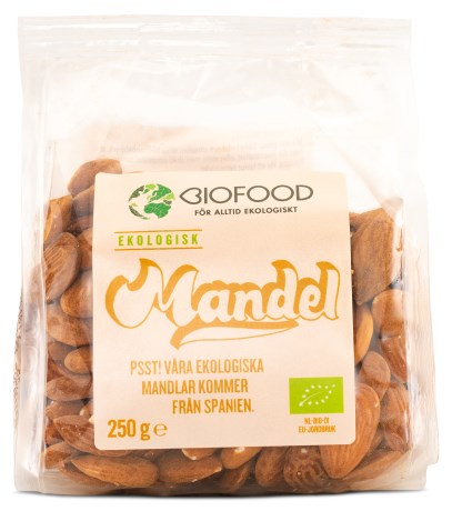 Pienoiskuva Biofood Mantelit, Luomua, 250 g