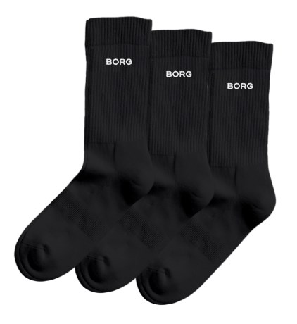 Bj�rn Borg Essential Crew Socks 3 Pack,  - Bj�rn Borg