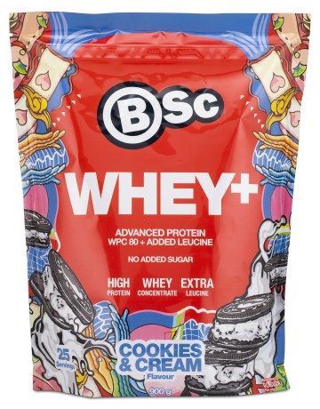Pienoiskuva BSc Whey , Cookies & Cream, 900 g