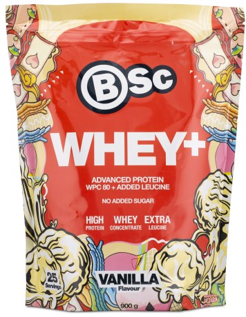 Pienoiskuva BSC Whey , Vanilja, 900 g