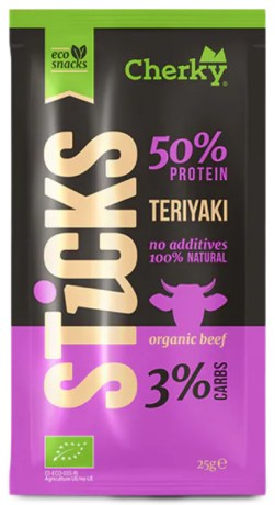 Pienoiskuva Cherky Foods Sticks Eco, Teriyaki, 25 g