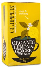 Clipper Tea Lemon & Ginger Infusion EKO