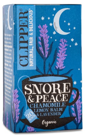 Clipper Tea Snore & Peace Infusion Tea Luomu,  - Clipper