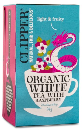 Clipper Tea White Raspberry Eko,  - Clipper