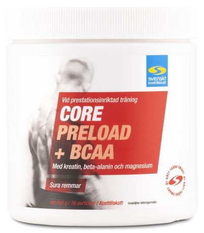 Core Preload + BCAA,  - Svenskt Kosttillskott