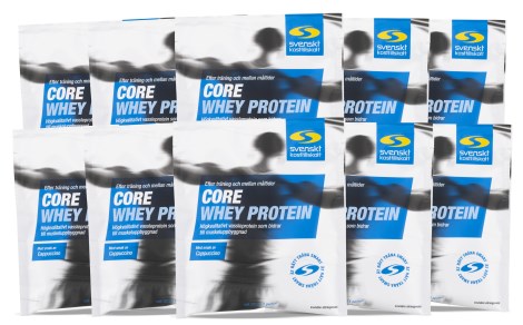 Core Whey Proteiini Annospussit,  - Svenskt Kosttillskott