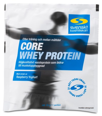 Pienoiskuva Core Whey Annospussit, Raspberry Yoghurt, 33 g