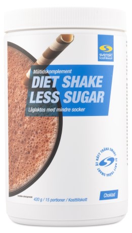 Diet Shake Less Sugar,  - Svenskt Kosttillskott