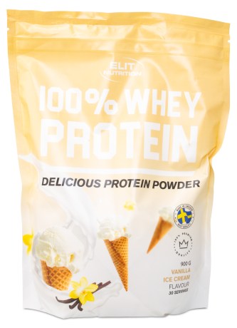 Pienoiskuva ELIT 100% Whey, Vanilla Ice Cream, 900 g