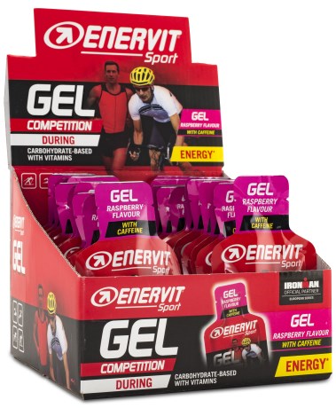 Pienoiskuva Enervit Sport Caffeine Gel, Vadelma, 24 kpl