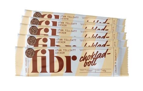 Pienoiskuva Fibr Bars, Chocolate Ball, 5-pack
