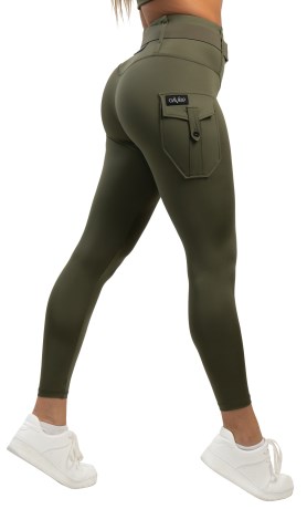 Pienoiskuva Gavelo Cargo Leggings, M, Military Green