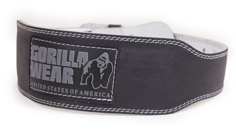 Gorilla Wear 4 Inch Padded Leather Belt,  - Gorilla Wear