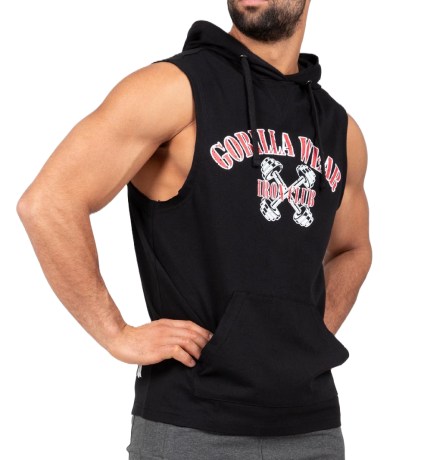 Pienoiskuva Gorilla Wear Chico S/L Hooded T-shirt, S, Musta