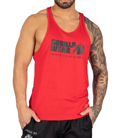 Pienoiskuva Gorilla Wear Classic Tank Top, L, Punainen