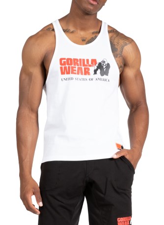 Pienoiskuva Gorilla Wear Classic Tank Top, M, Valkoinen
