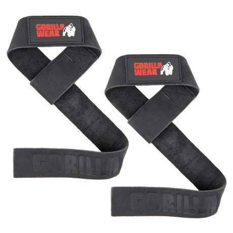 Gorilla Wear Leather Lifting Straps,  - Gorilla Wear