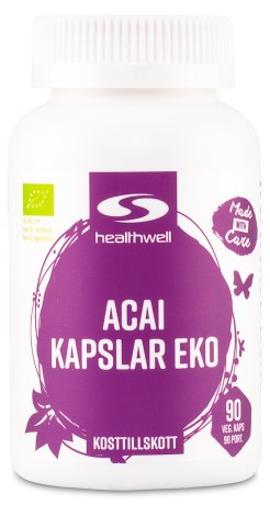 Healthwell Acai-kapselit EKO,  - Healthwell