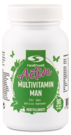 Healthwell Active Monivitamiini Miehille,  - Healthwell