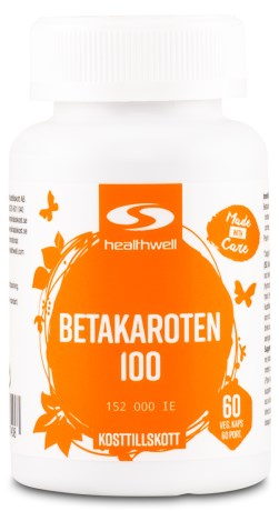 Healthwell Beetakaroteeni 100,  - Healthwell