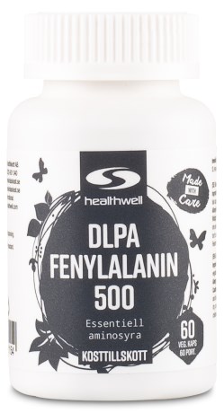 Healthwell DLPA Fenyylialaniini 500,  - Healthwell