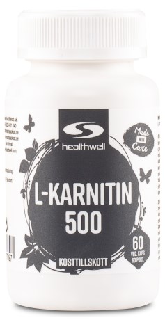 Healthwell L-Karnitiini 500,  - Healthwell