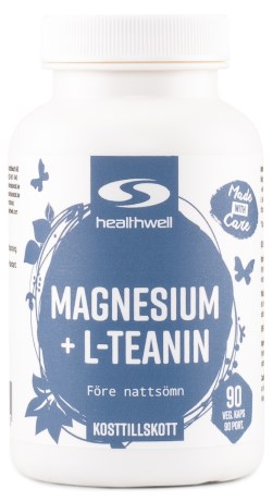 Healthwell Magnesium+L-teaniini,  - Healthwell