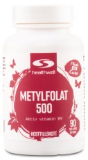 Healthwell Metyylifolaatti 500