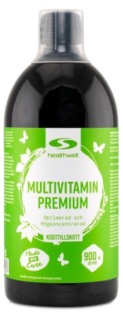 Healthwell Monivitamiini Premium-laadulla,  - Healthwell