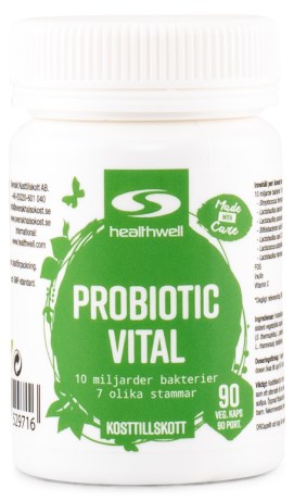 Healthwell Probiotic Vital Maitohappobakteerit,  - Healthwell