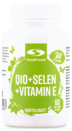 Healthwell Q10 + Seleeni + E-vitamiini ,  - Healthwell