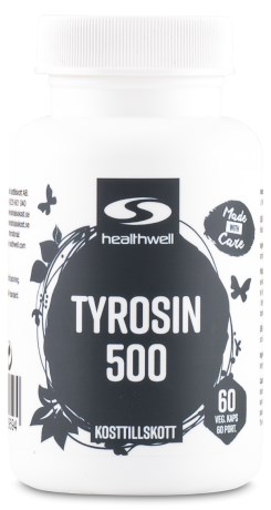 Healthwell Tyrosiini 500,  - Healthwell