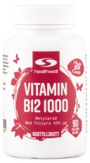 Healthwell B12 Vitamiini 1000  Metyloitu