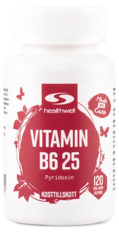 Healthwell B6 Vitamiini 25,  - Healthwell