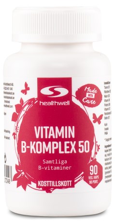 Healthwell B-monivitamiini 50,  - Healthwell