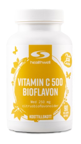 Healthwell C-Vitamiini +  Bioflavonoidi,  - Healthwell