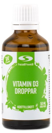 Healthwell D3-vitamiinitipat ,  - Healthwell