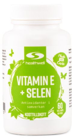 Healthwell E-vitamiini + Seleeni,  - Healthwell